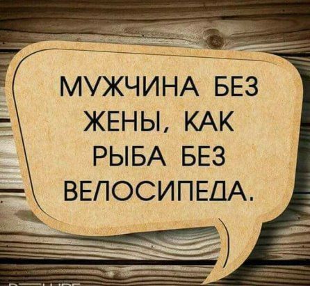 ЖЕНЫ КАК РЫБА БЕЗ ДА