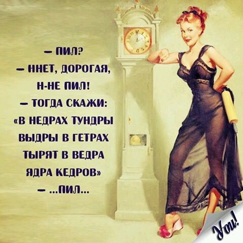 ПИ НЕТ дорогця Н НЕ ПИШ ТОГДА СКАЖИ В НЕДРАХ ТУНДРЫ ВЫДРЫ В ГЕПАХ ЫРЯТ В ВЕЛРА ЯЛРА КШРоБ ПИЛ