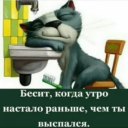 Бесит когда утро _4 настало раньше чем ТЫ ВЬПСПЗЛСЯ