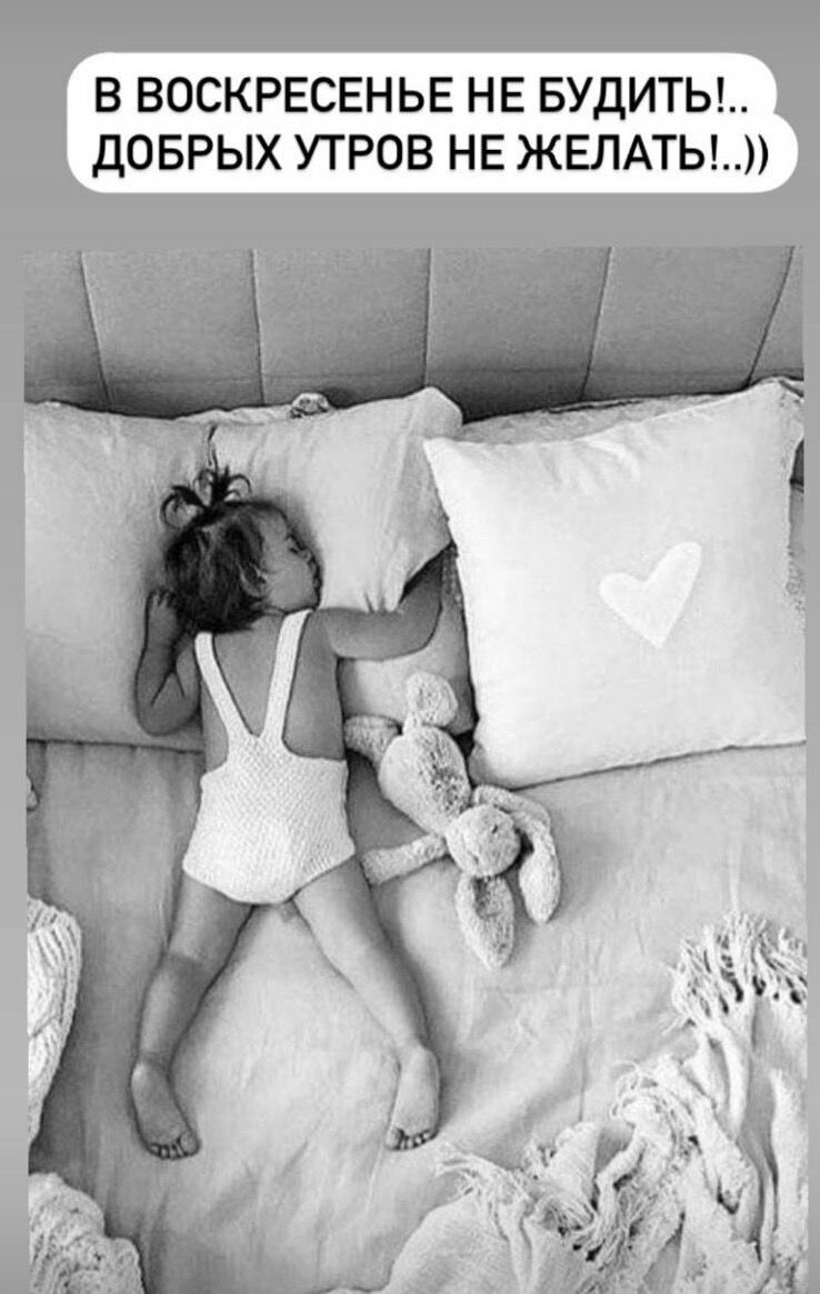 В ВОСКРЕСЕНЬЬЕ НЕ БУДИТЬ!.. ДОБРЫХ УТРОВ НЕ ЖЕЛАТЬ!)