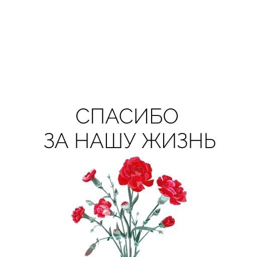 СПАСИБО ЗА НАШУ ЖИЗНЬ