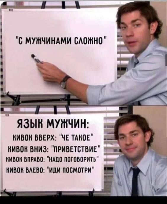 ч С МУЖЧИНАМИ СЛОЖНО ЯЗЫК МУЖЧИН НИВОК ВВЕРХ ЧЕ ТАКОЕ ниВОн ВНИЗ ПРИВЕТСТВИЕ р НИВОК ВПРАВО НАДО ПОГОВОРИТЬ у НИВОК ВЛЕВО ИДИ ПОСМОТРИ