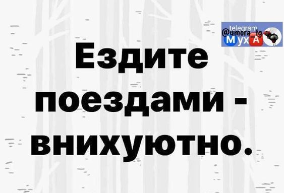 Ездайте поездам – внихуёдно.