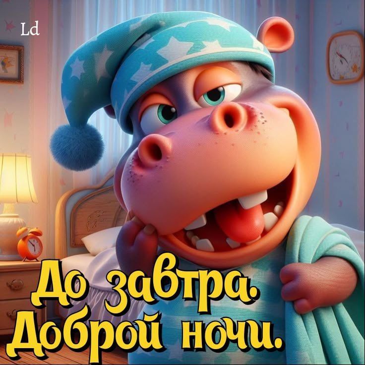 До завтра. Доброй ночи.
