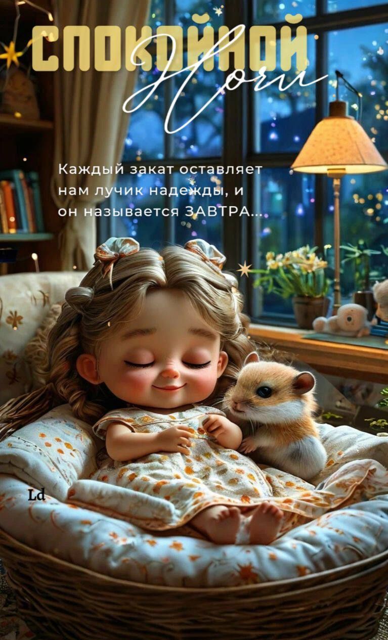 Спокойной ночи
Каждый закат оставляет нам лучик надежды, и он называется ЗАВТРА....