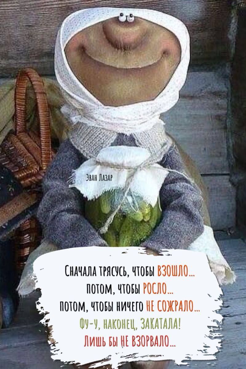 Сначала трясусь, чтобы вжило... потом, чтобы росло... потом, чтобы ничего не сожрало... Фу-у, наконец, закатала! Лишь бы не взорвало...