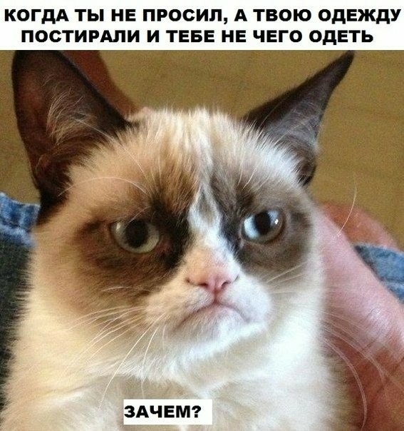КОГДА ТЫ НЕ ПРОСИЛ А ТВОЮ ОдЕЖдУ ПОСТИРАЛИ И ТЕБЕ НЕ ЧЕГО ОДЕТЬ ЗАЧЕМ