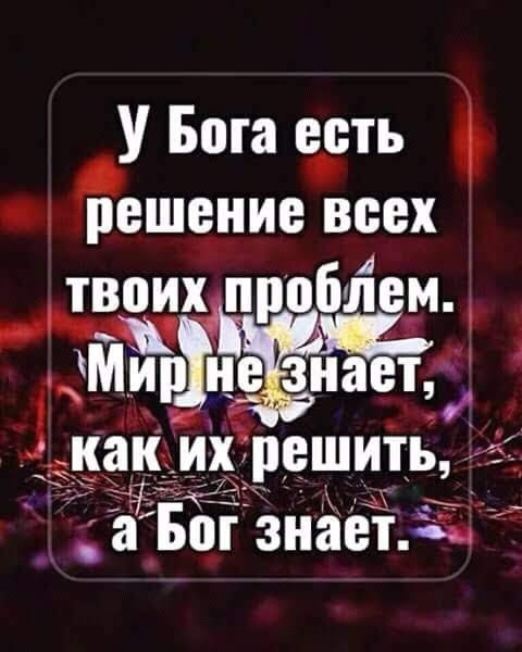 У Бога аль 0 решение всех твоих проблем Мир не знает 3 как их решить да а 56 знает_