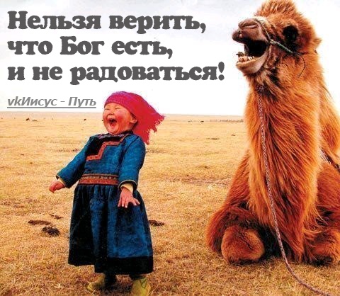 Нельзя верить что Бог есть и не радоваться УКИИСИС Пить