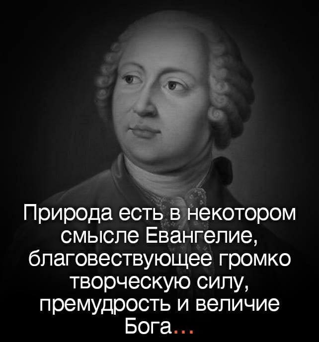 ёё Природа есть втнекотором смысле Евангелие бпаговествующее громко творческую силу премудрость и величие Бога