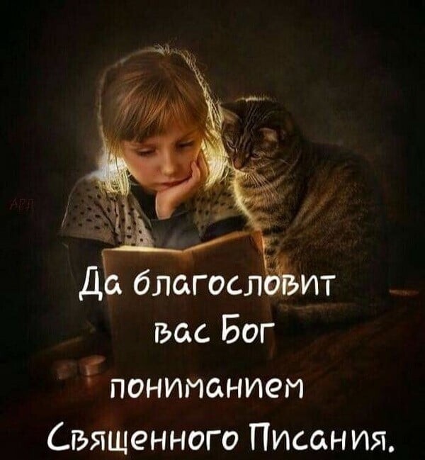 Д благосл васБог Г пониианием Священного Писан ия ИТ