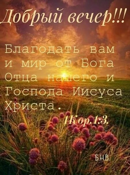 Добдый вечер