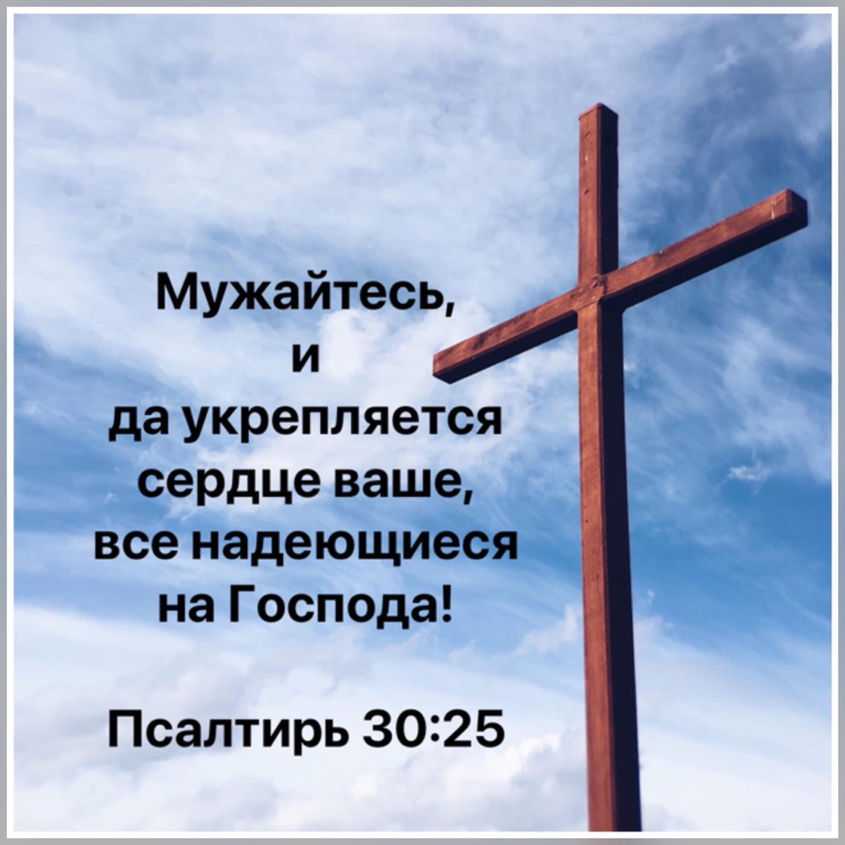 Мужайтесь и да укрепляется сердце ваше все надеющиеся на Господа Псалтирь 3025