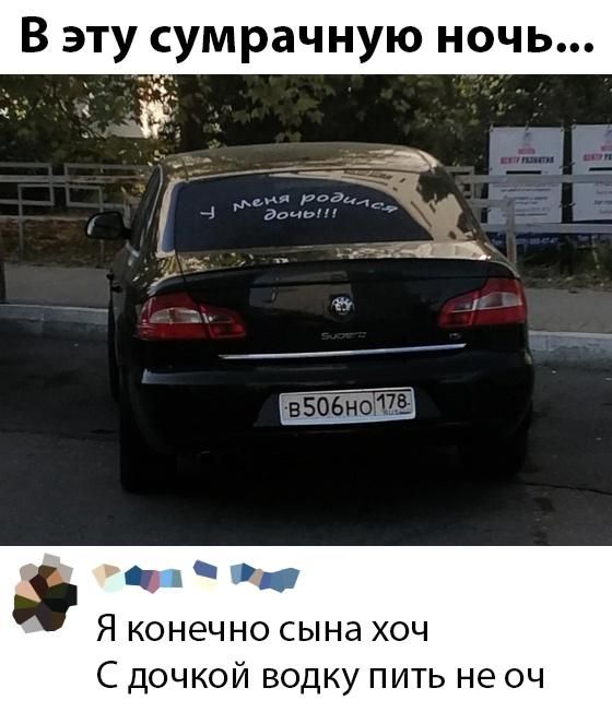 В эту сумрачную ночь _ Я КОНЕЧНО СЫНа ХОЧ С дочкой водку пить не оч
