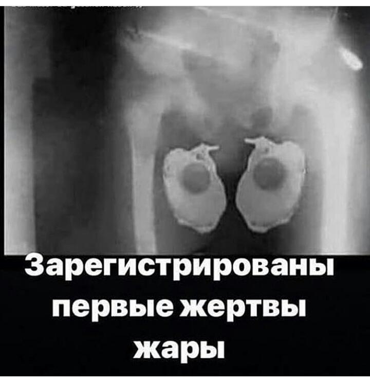 арегисірированы первые жертвы жары