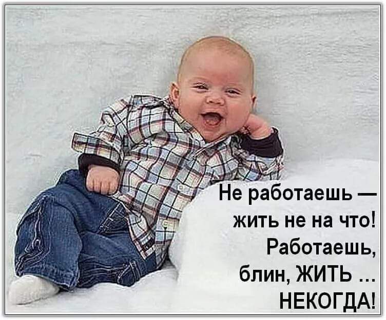 Не работаешь жить не на что Работаешь __ блин ЖИТЬ НЕКОГДА