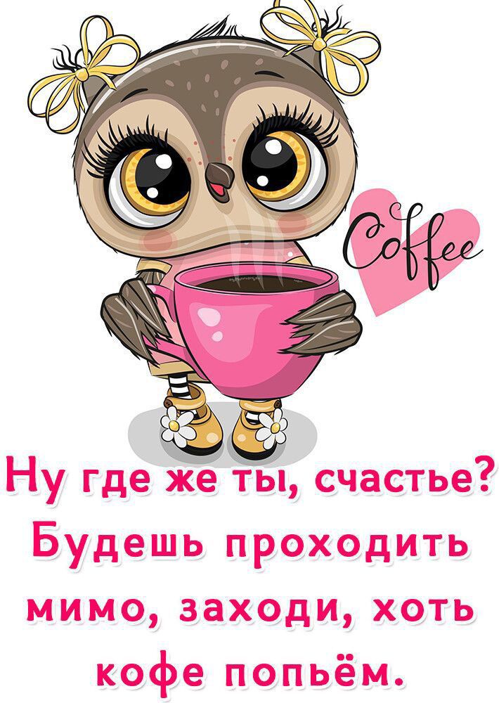 Ну где же ты, счастье? Будешь проходить мимо, заходи, хоть кофе попьём.