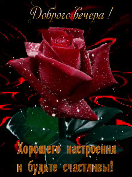 Доброего вечера! Хорошего настроения и будьте счастливы!