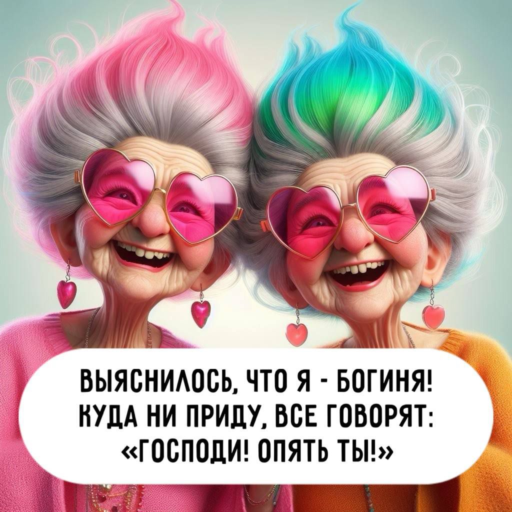 ВЫЯСНИЛОСЬ, ЧТО Я - БОГИНЯ! КУДА НИ ПРИДУ, ВСЕ ГОВОРЯТ: «ГОСПОДИ! ОПЯТЬ ТЫ!»