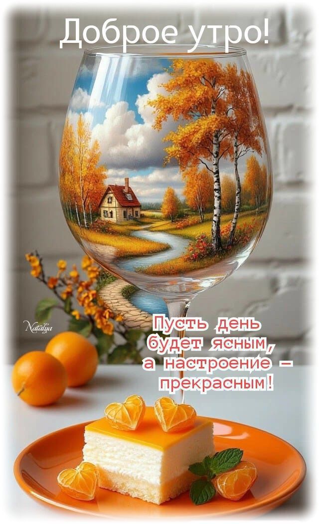 Доброе утро! Пусть день будет ясным, а настроение – прекрасным!