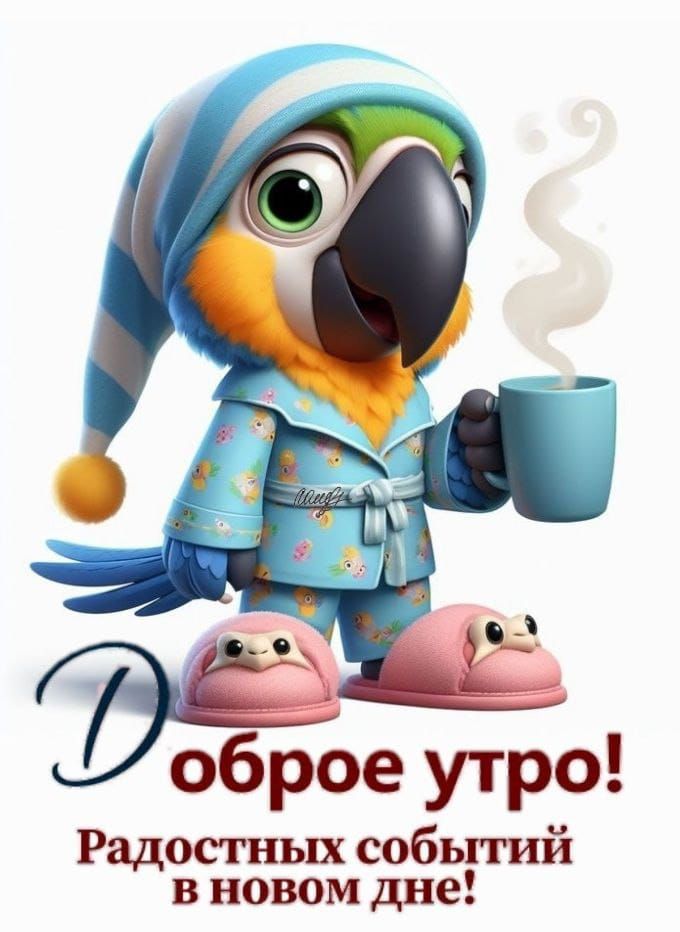 Доброе утро!
Радостных событий в новом дне!