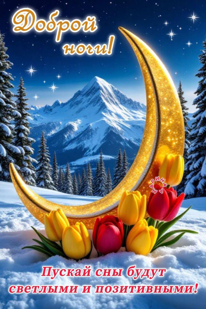 Доброй ночи! Пускай сны будут светлыми и позитивными!