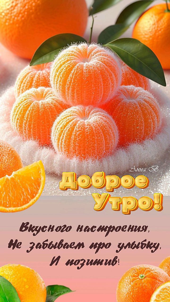 Доброе утро! Вкусного настроения, Не забывает про улыбку, И позитив!