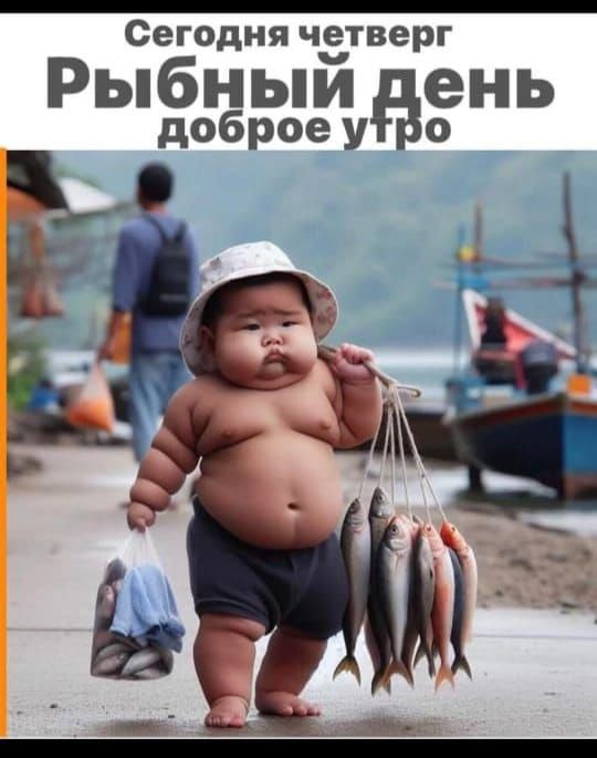 Сегодня четверг Рыбный день доброе утро