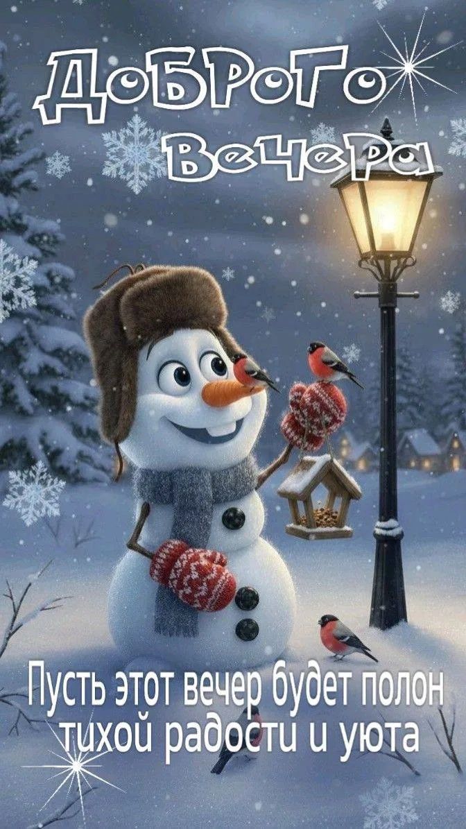 Доброе Вечера\nПусть этот вечер будет полон тихой радости и уюта