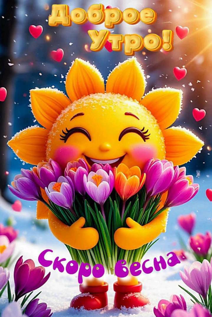 Доброе утро! Скоро весна