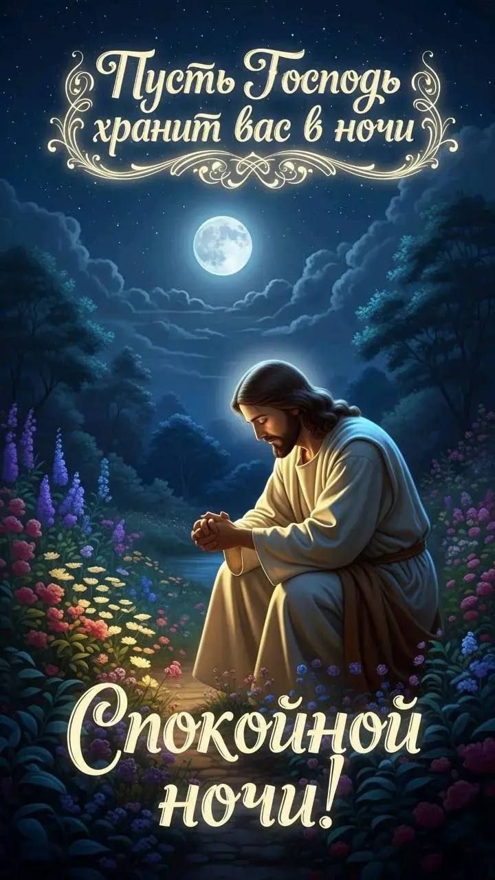 Пусть Господь хранит вас в ночи
Спокойной ночи!