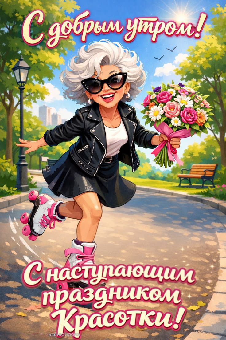 С добрым утром!
С наступающим праздником Красотки!