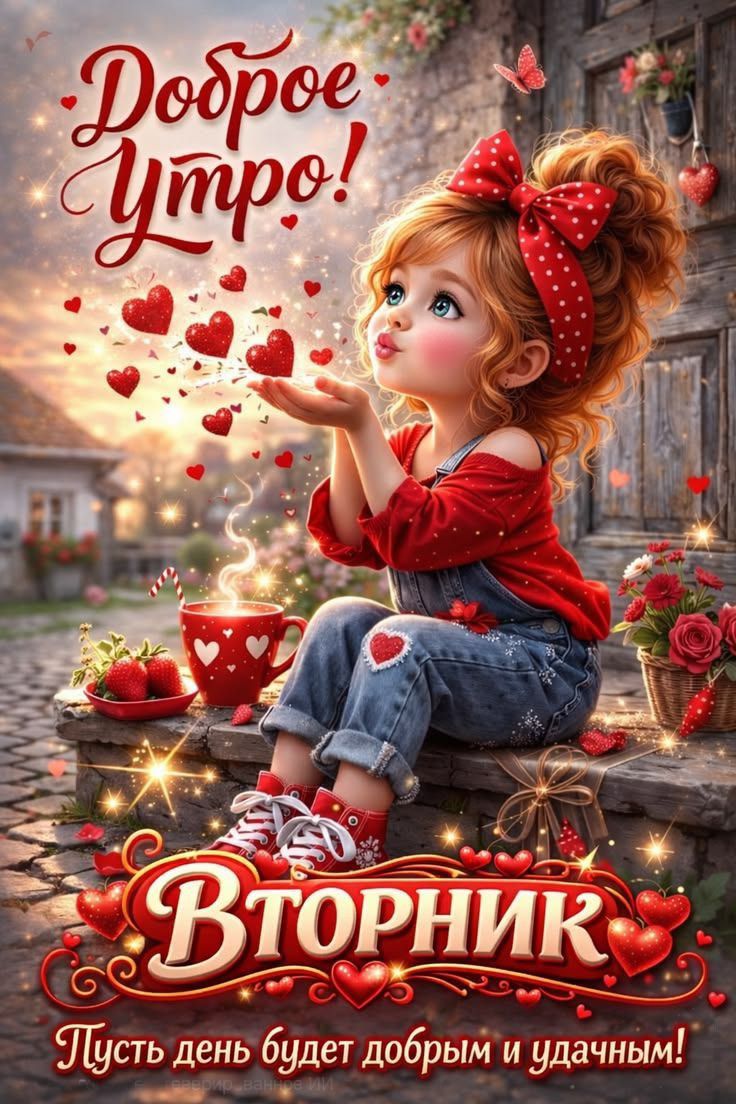 Доброе утро! ВТОРНИК Пусть день будет добрым и удачным!