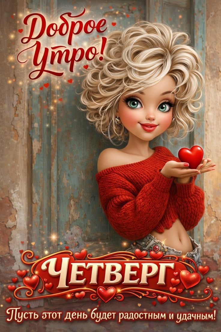 Доброе утро! ЧЕТВЕРГ Пусть этот день будет радостным и удачным!