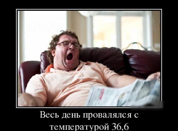Весь день провалялся с температурой 366