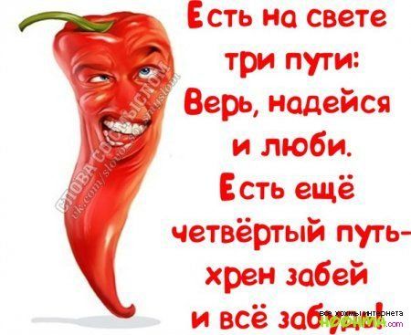 Есть на свете 7 7 я три пупд Верь иадейся и люби Есть ещё четвёртый путь хрзи забей и всё