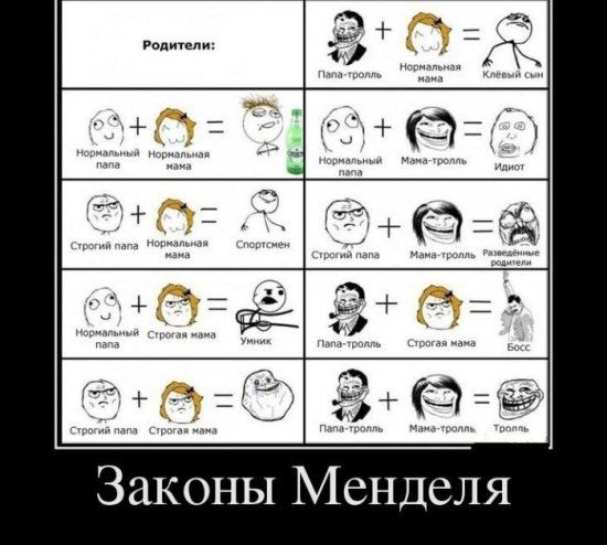 Законы Менделя