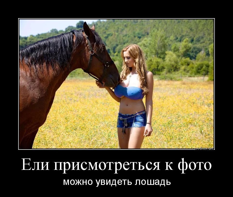 Ели присмотреться к фото МОЖНО увидеть ЛОШЭДЬ