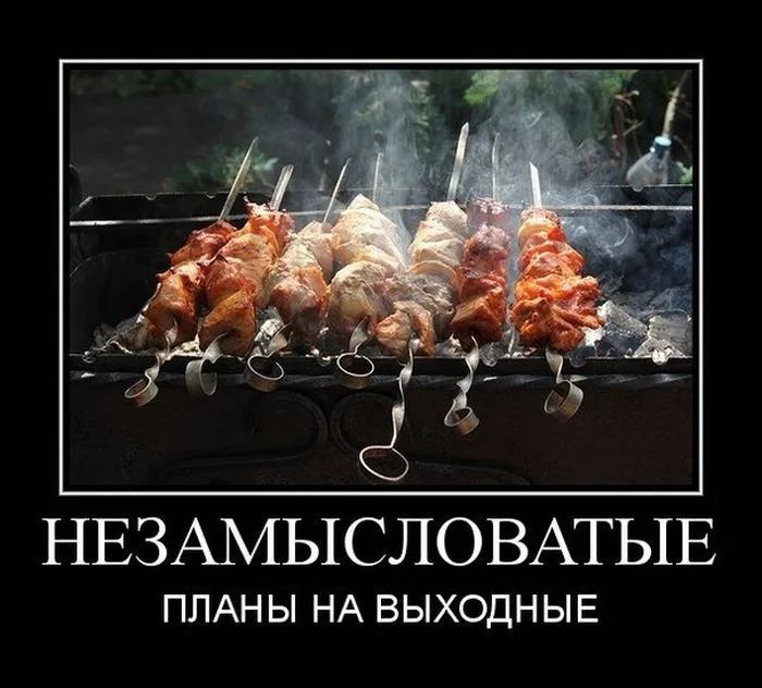НЕЗАМЫСЛОВАТЫЕ ПЛАН Ы НА ВЫХОДНЫЕ