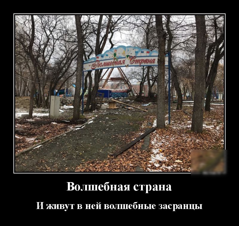 Волшебная страна й волшебные засранцы И живут в не