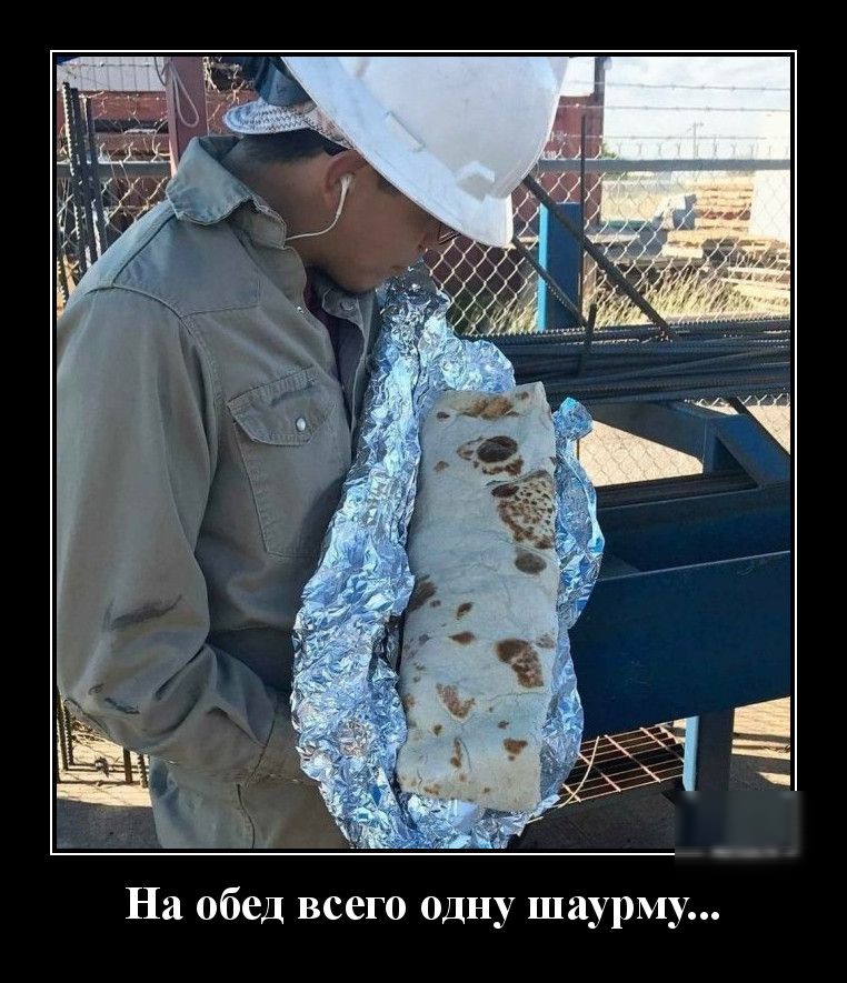 На обед всего одну шаурму