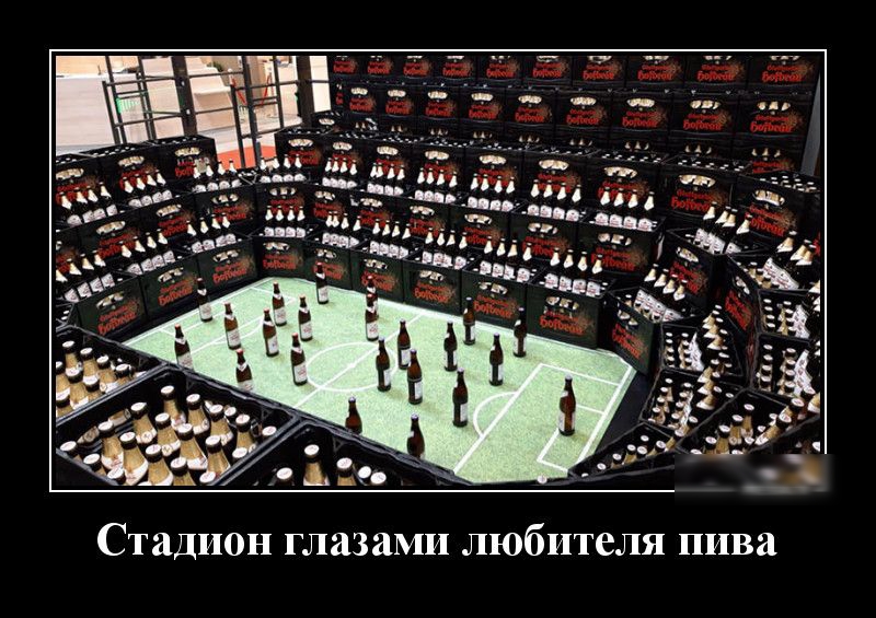 Стадион глазами любителя пива