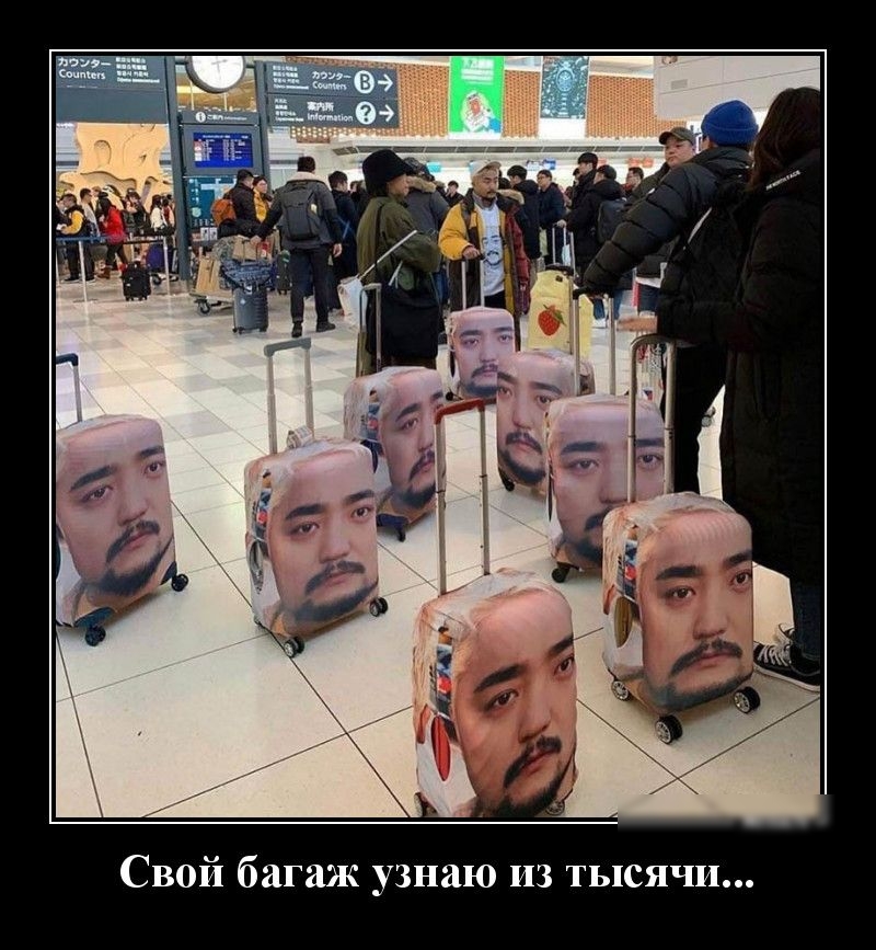 Свой багаж узнаю из тысячи