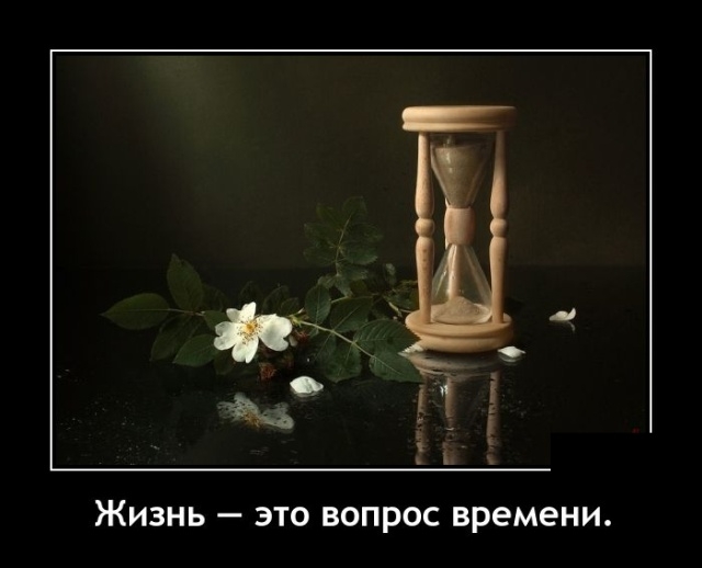 ЖИЗНЬ ЭТО ВОПРОС времени