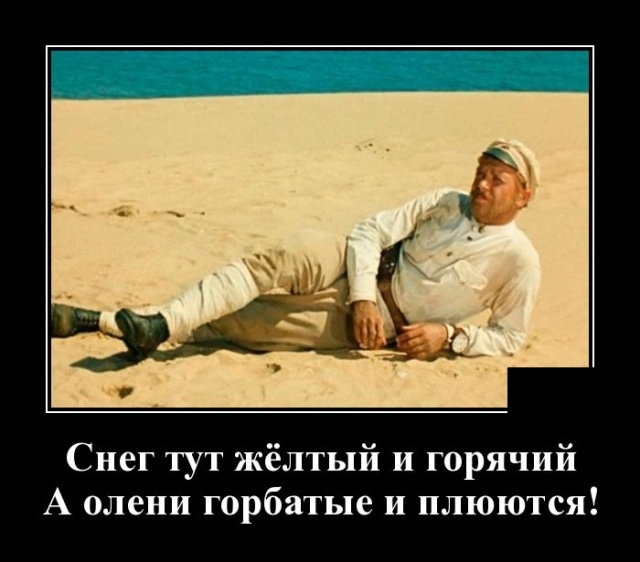Снег тут жёлтый и горячий А олени горбатые и плюются