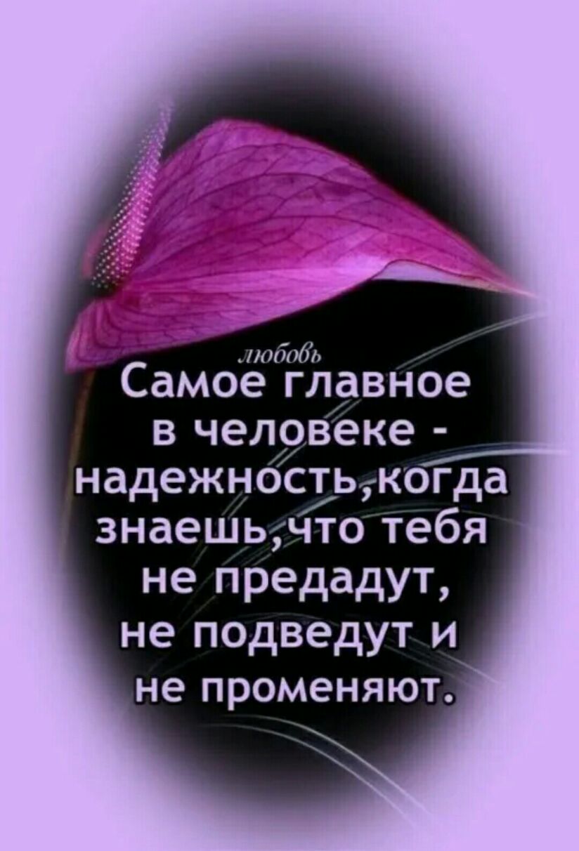 обод Самое главное в чеЛ9веке надежностщкогда знаешь что тебя не предадут не подведут и не променяют