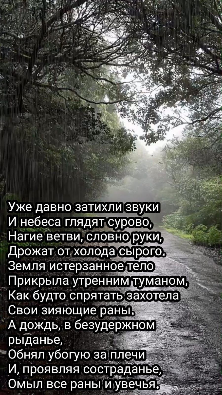 рыданье обнял убогую за гіпеч И проявляя состраданье Омып все раны и