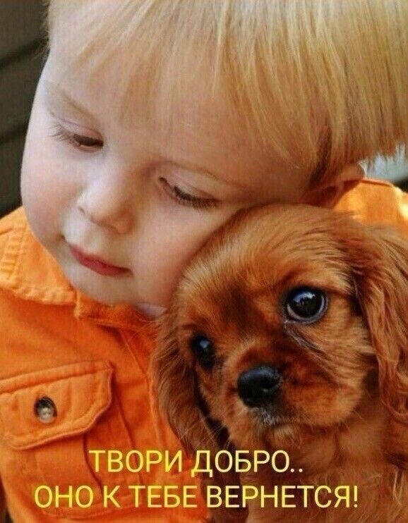 твори ДОБРО оно к ТЕБЕ ВЕРНЕТСЯ