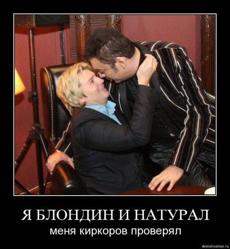 Я БЛОНДИН И НАТУРАЛ меня киркоров проверял