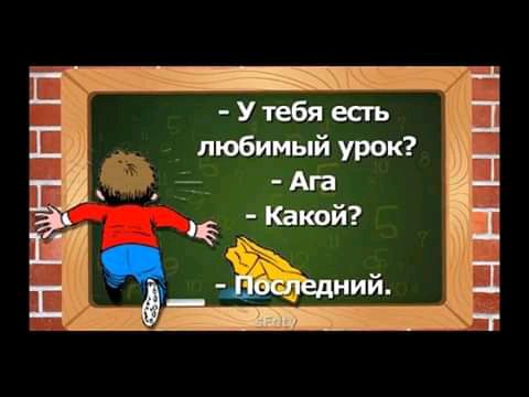 У тебя есть _ любимый урок